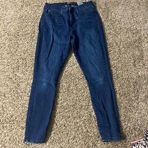 high rise jeans